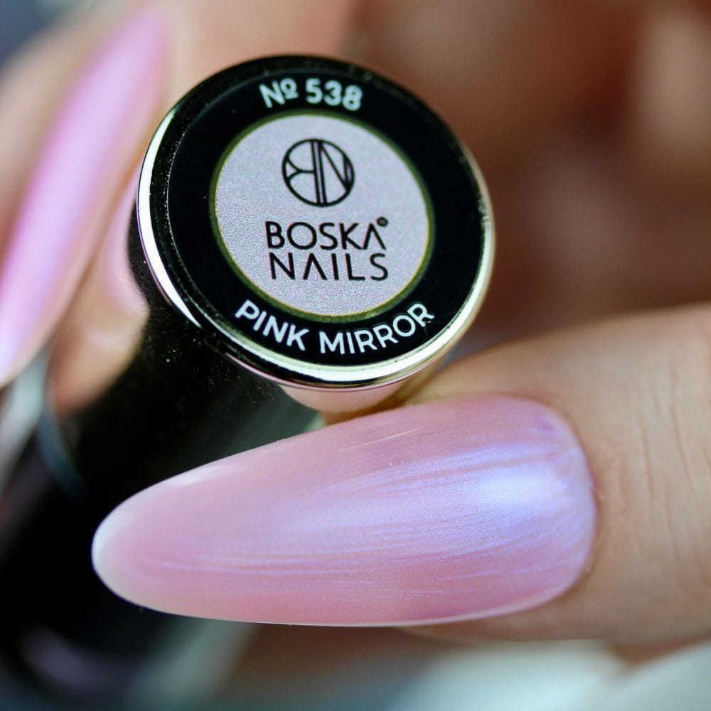 Boska Nails Lakier Hybrydowy Natural Look Pink Mirror No 538 6ml