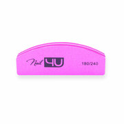 Nail4U Mini Polerka Candy Pink 180/240 Łódka (Komplet 20 Sztuk)