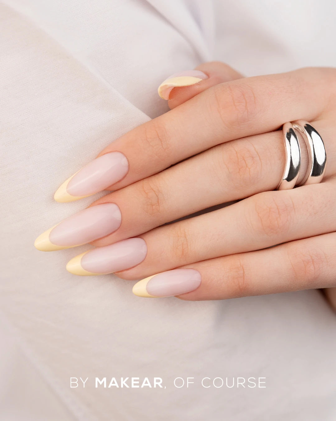Makear Żel Do Zdobień French Manicure Gel Pastel Yellow FG06 5 ml