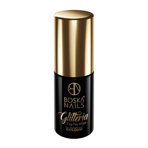 Boska Nails Top Glitteria Goldini No Wipe 6ml