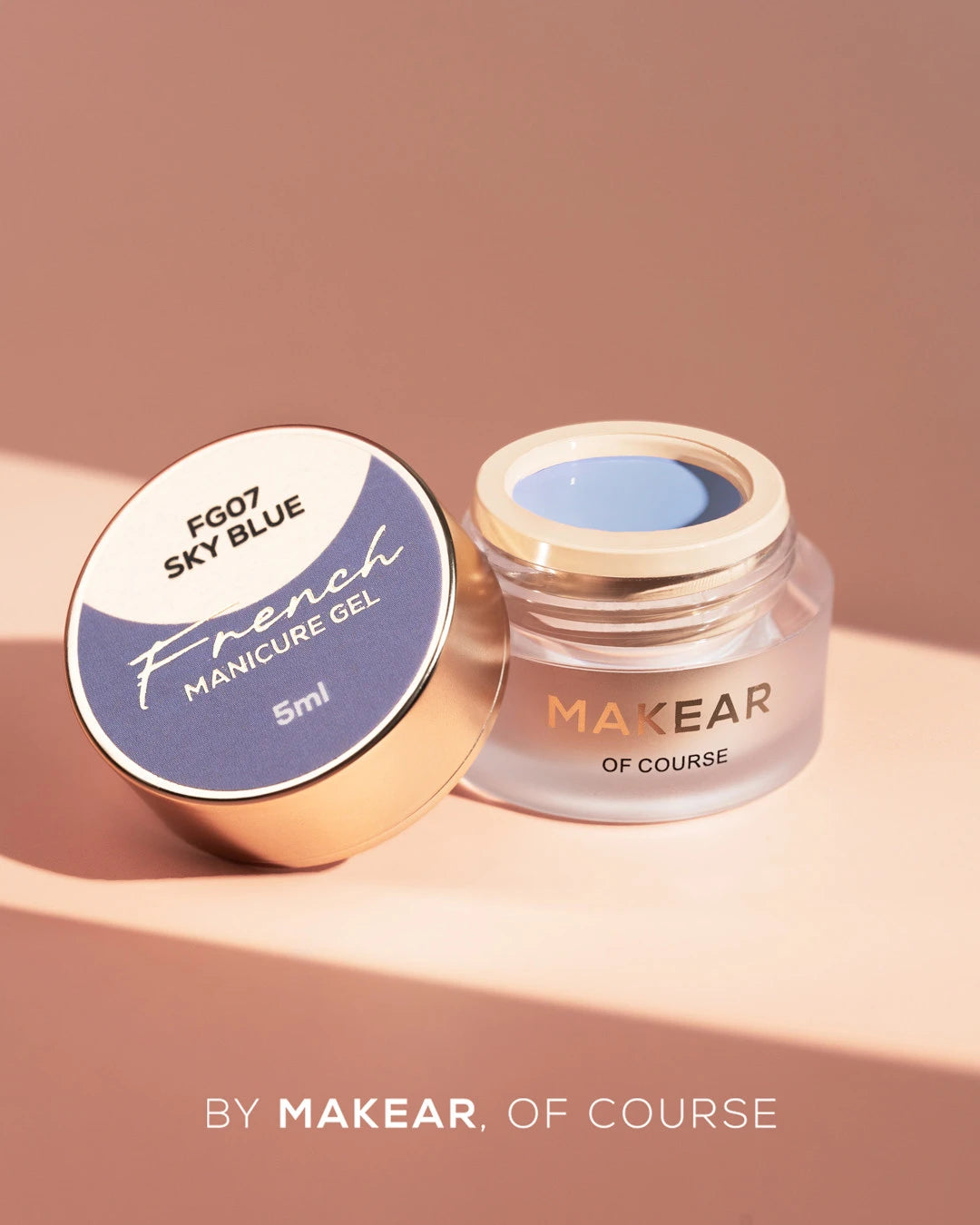 Makear Żel Do Zdobień French Manicure Gel Sky Blue FG07 5 ml