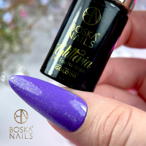 Boska Nails Top Glitteria Goldini No Wipe 6ml