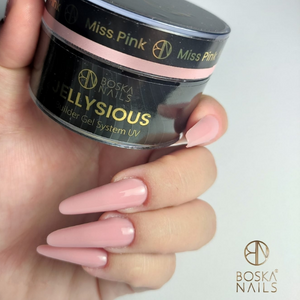 Boska Nails Żel Budujący UV Do Paznokci Galaretka Jellysious Miss Pink 15 ml