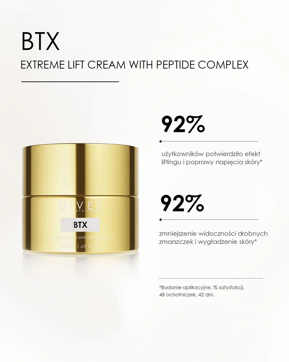 Dives BTX - Extreme Lift Cream With Peptide Complex 50ml