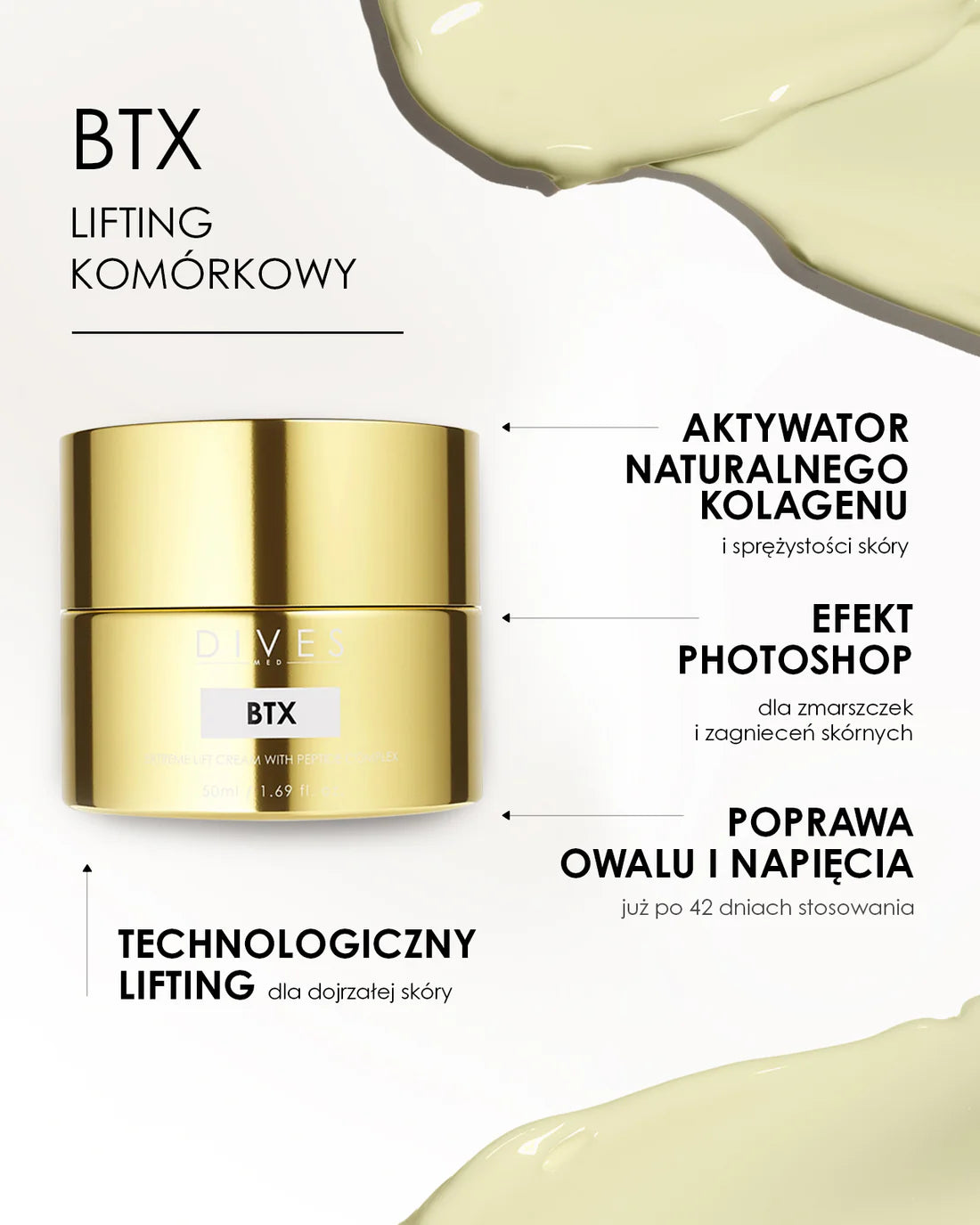 Dives BTX - Extreme Lift Cream With Peptide Complex 50ml