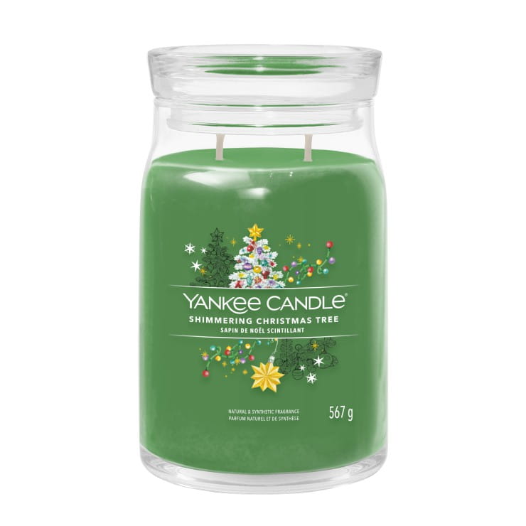Yankee Candle Świeca Zapachowa Słoik Duży Shimmering Christmas Tree