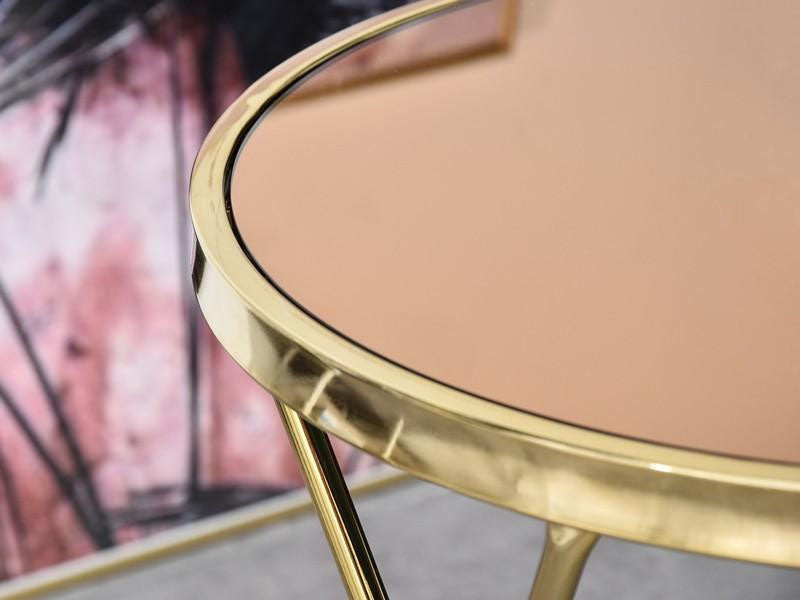 Stolik Do Poczekalni Gold Glamour