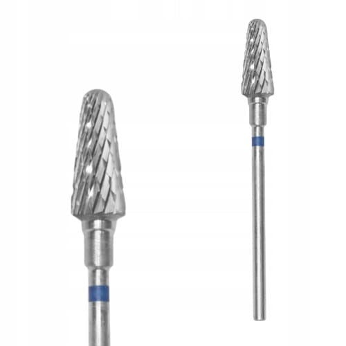 Frez z węglika spiekanego dla leworęcznych stożek okrągły niebieski EXPERT średnica 6 mm / część robocza 14 mm
