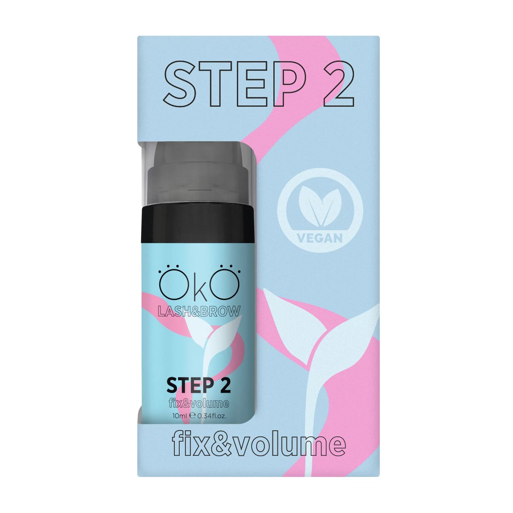 OKO Środek Do Laminowania Rzęs I Brwi Step 2 Fix & Volume, 10 Ml