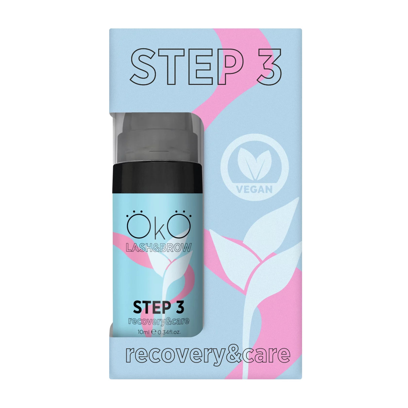 OKO Środek Do Laminowania Rzęs I Brwi Step 3 Care & Recovery, 10 Ml