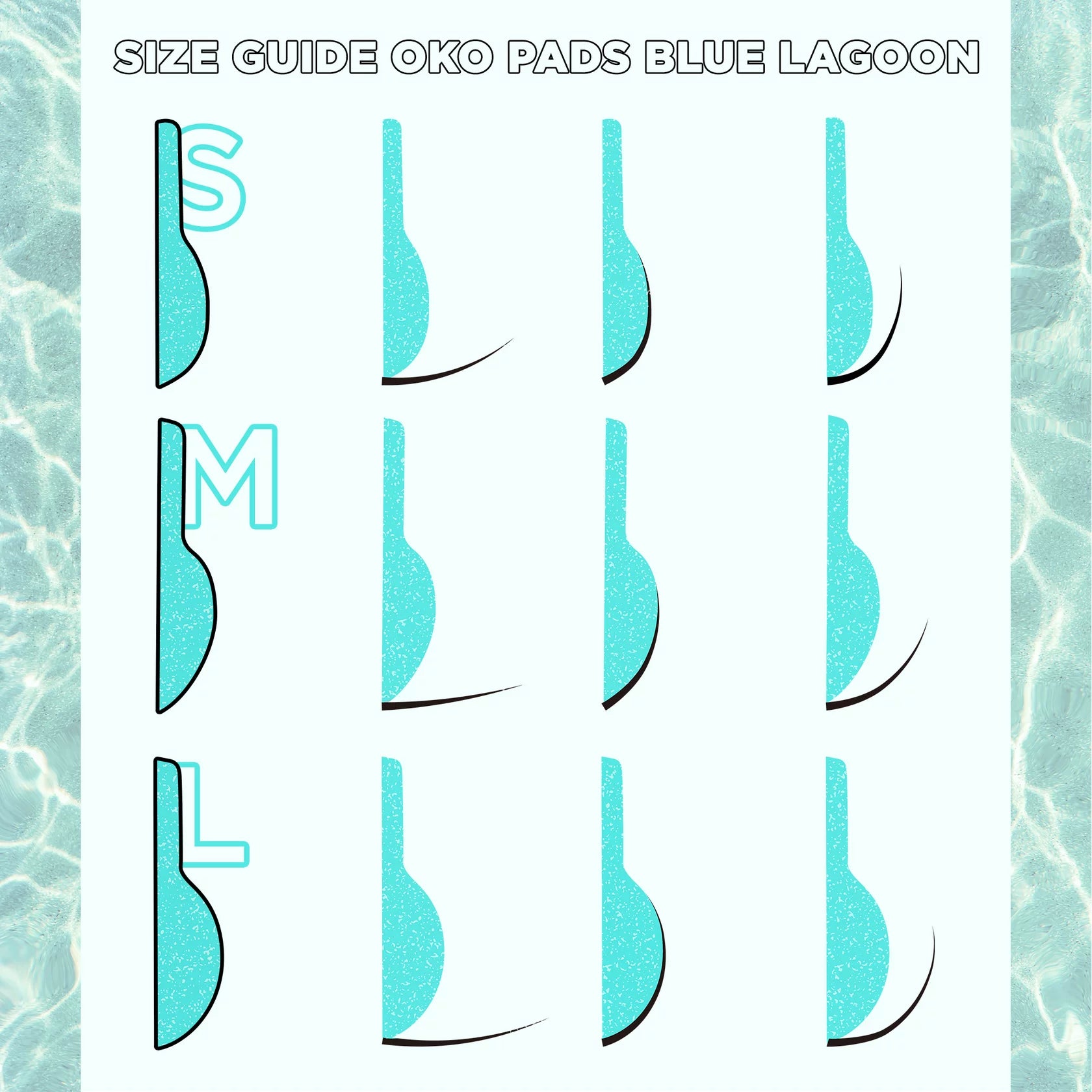 OKO Wałki Do Laminacji Blue Lagoon, 3 Pary