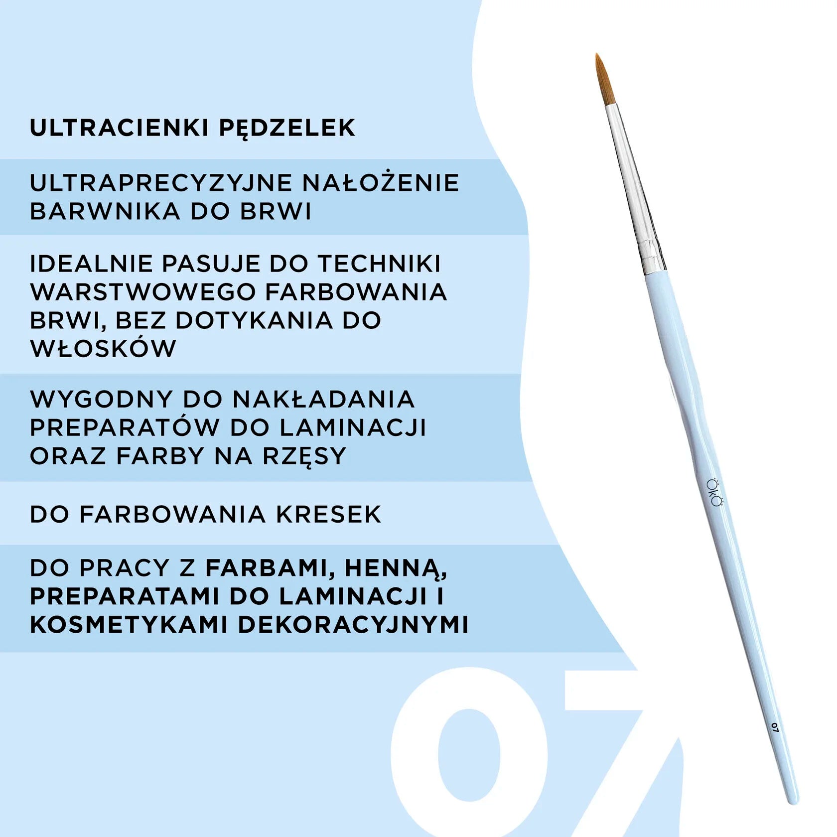 OKO Pędzelek Ultradelikatny OKO #7