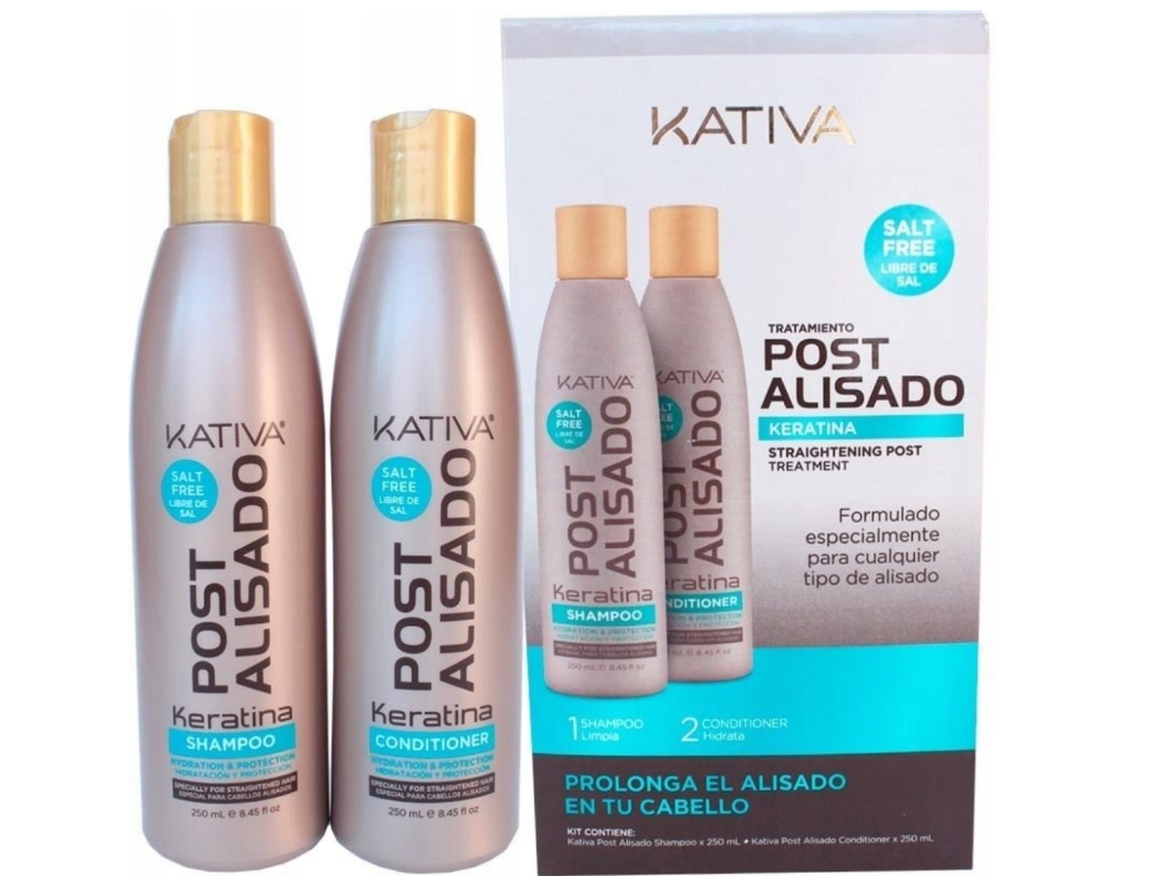 Kativa Keratin - Zestaw Keratynowy po Prostowaniu Włosów