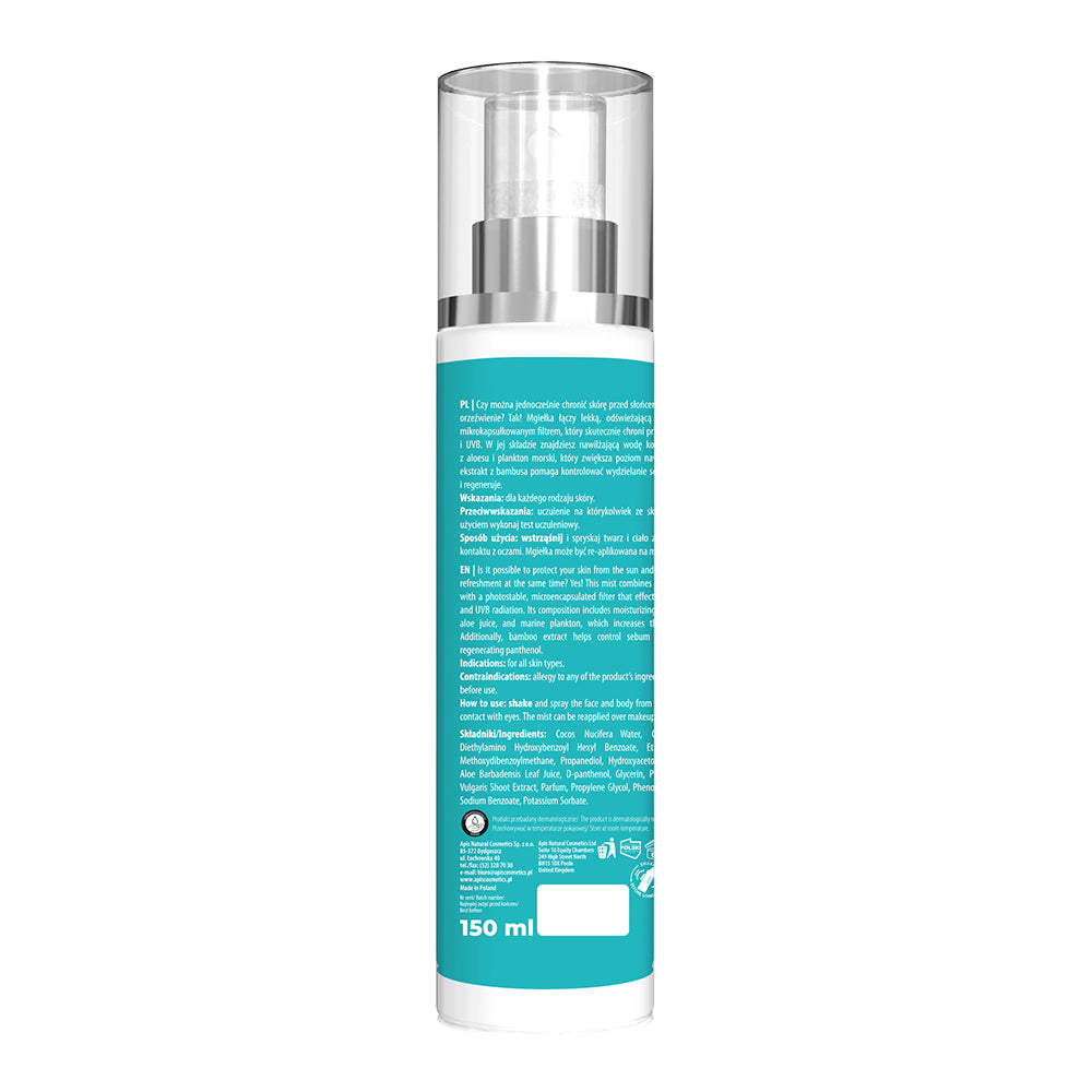 Apis Pure Sun Care Mgiełka Do Twarzy I Ciała SPF 50 - 150 Ml