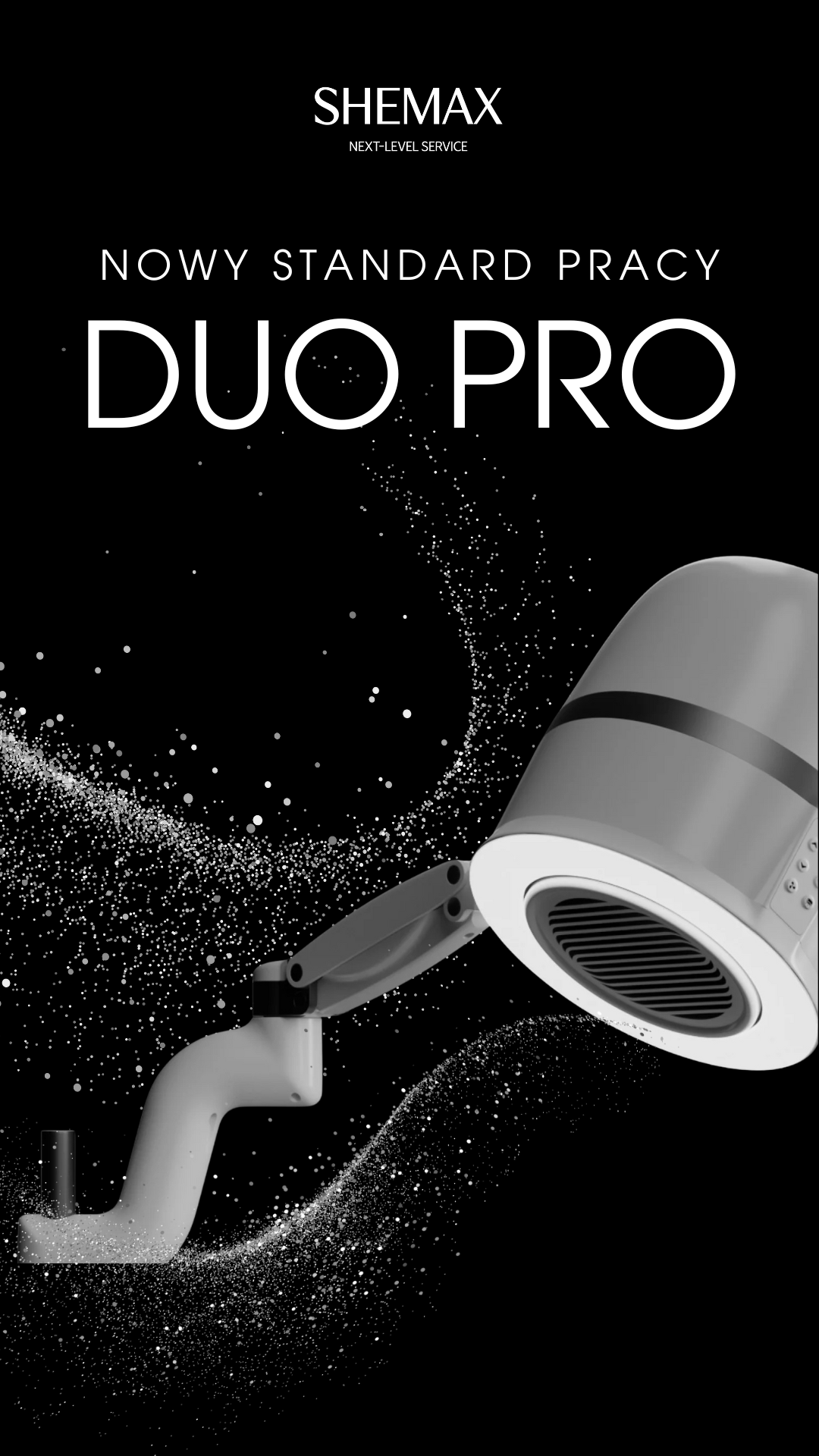 Shemax Duo Pro – Pochłaniacz Z Lampą Pierścieniową Do Manicure I Pedicure