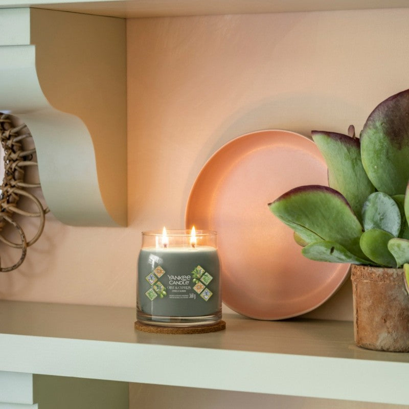 Yankee Candle Świeca Zapachowa Olive & Cypress Słoik Średni