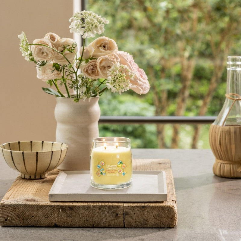 Yankee Candle Świeca Zapachowa Lemon Gelato Słoik Średni