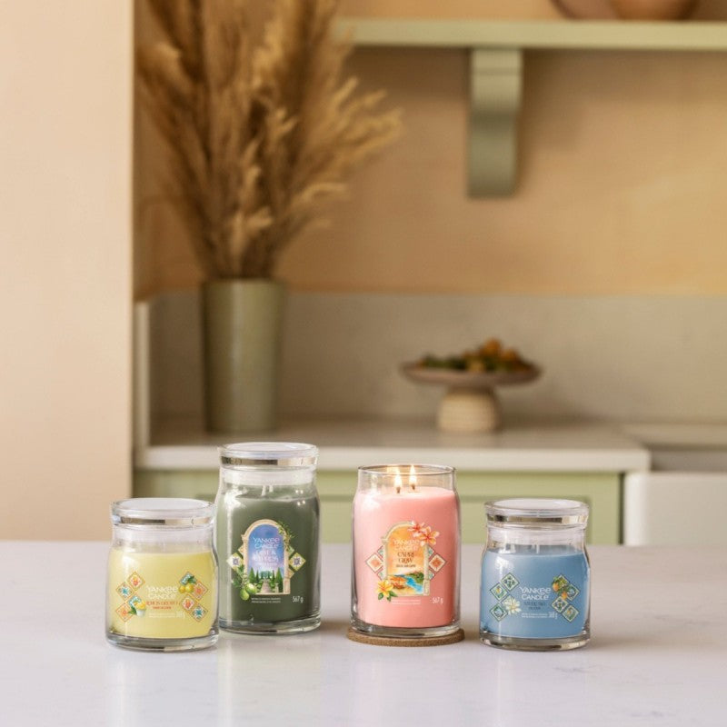 Yankee Candle Świeca Zapachowa Lemon Gelato Słoik Średni