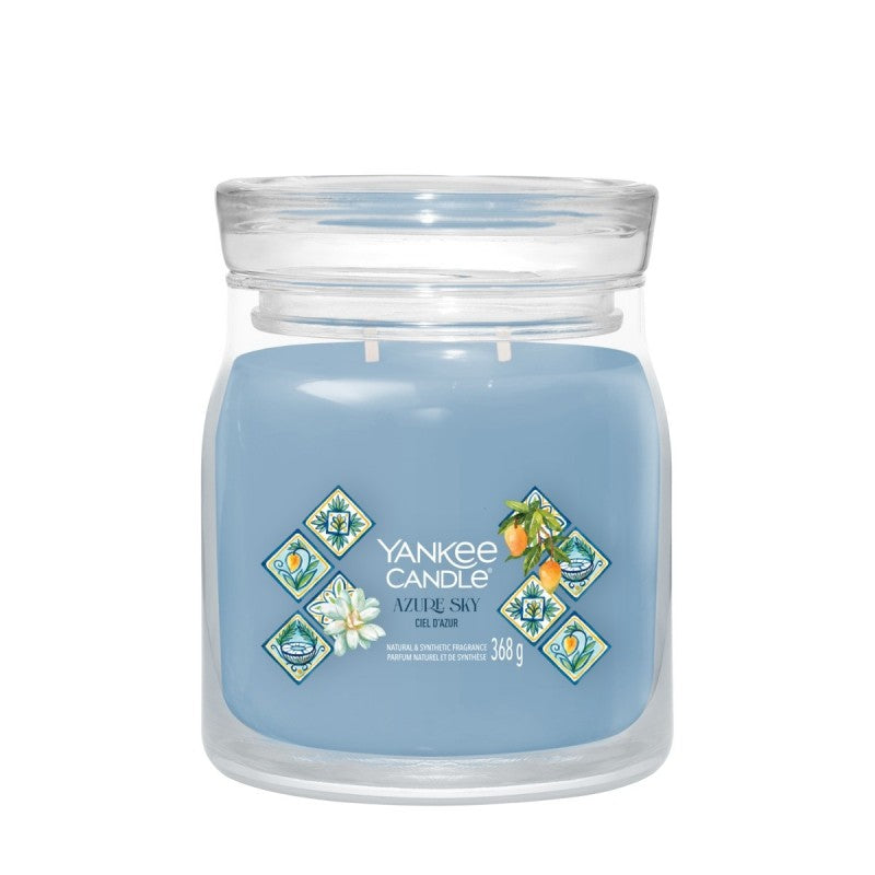 Yankee Candle Świeca Zapachowa Azure Sky Słoik Średni