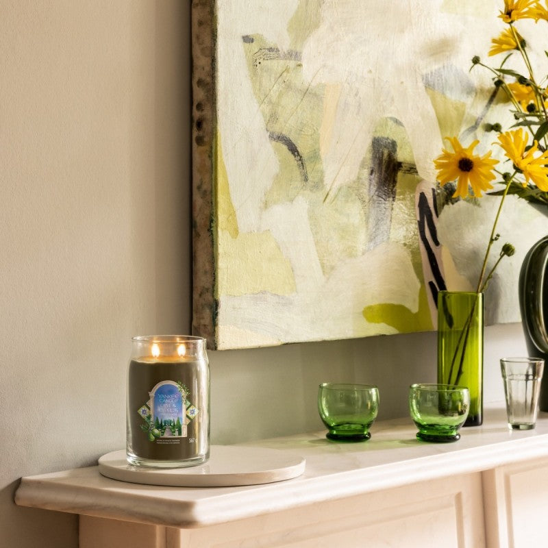 Yankee Candle Świeca Zapachowa Słoik Duży Olive & Cypress