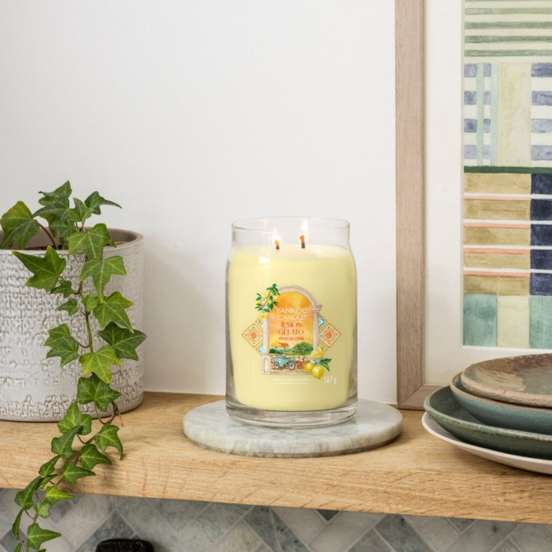 Yankee Candle Świeca Zapachowa Słoik Lemon Gelato