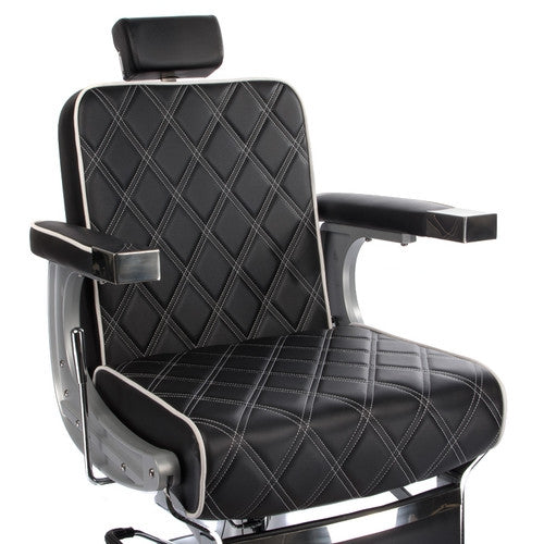 Fotel Barberski Lumber Bh-31825 Czarny Lux