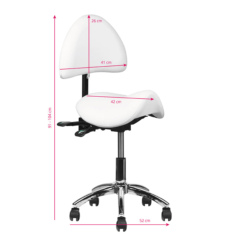 Taboret Kosmetyczny 249a Biały