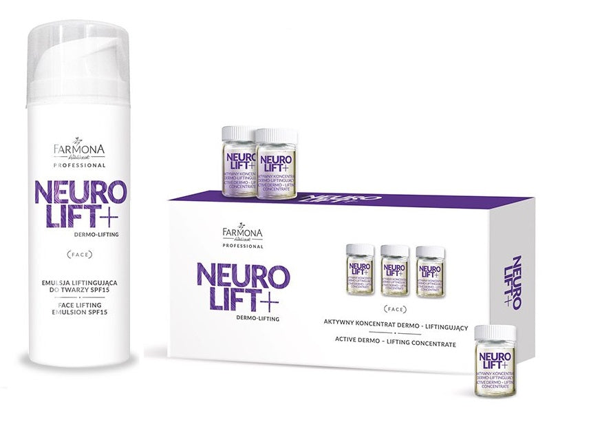 Farmona Duet Neurolift+ Aktywny Koncentrat Dermo-Liftingujący 10x5ml + Emulsja Liftingująca SPF15, 150ml
