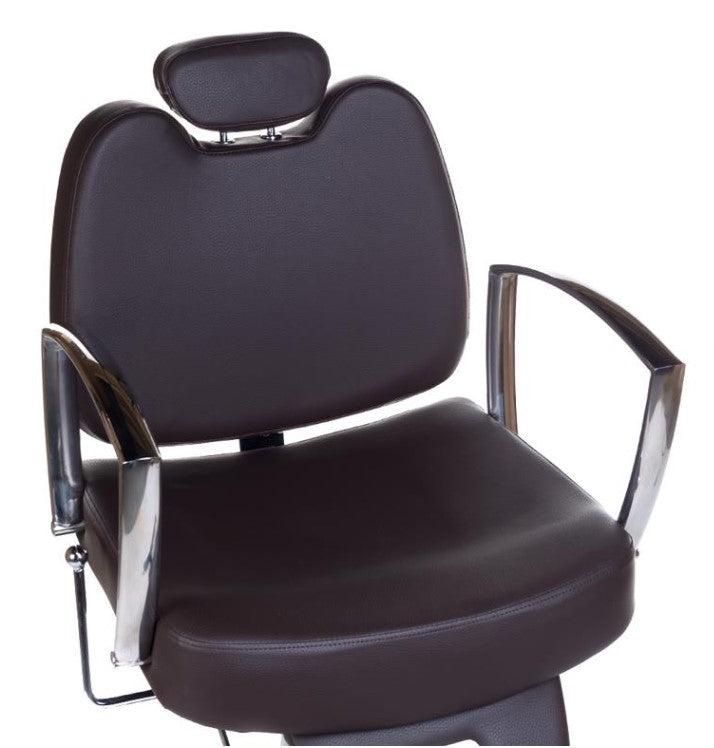 Fotel barberski HOMER II BH-31275 Brązowy