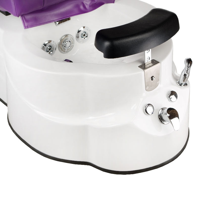 Fotel Pedicure Spa Br-3820d Fioletowy