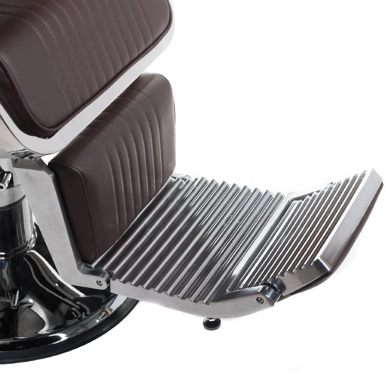 Fotel barberski LUMBER BH-31823 Brązowy