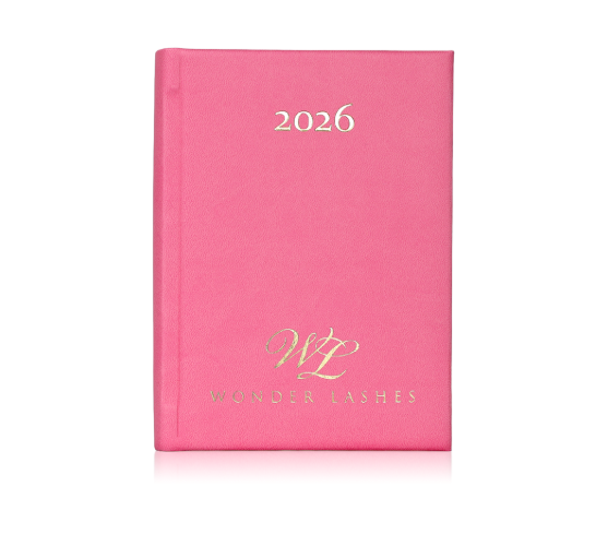 Wonder Lashes Kalendarz 2026 Dzienny - Różowy