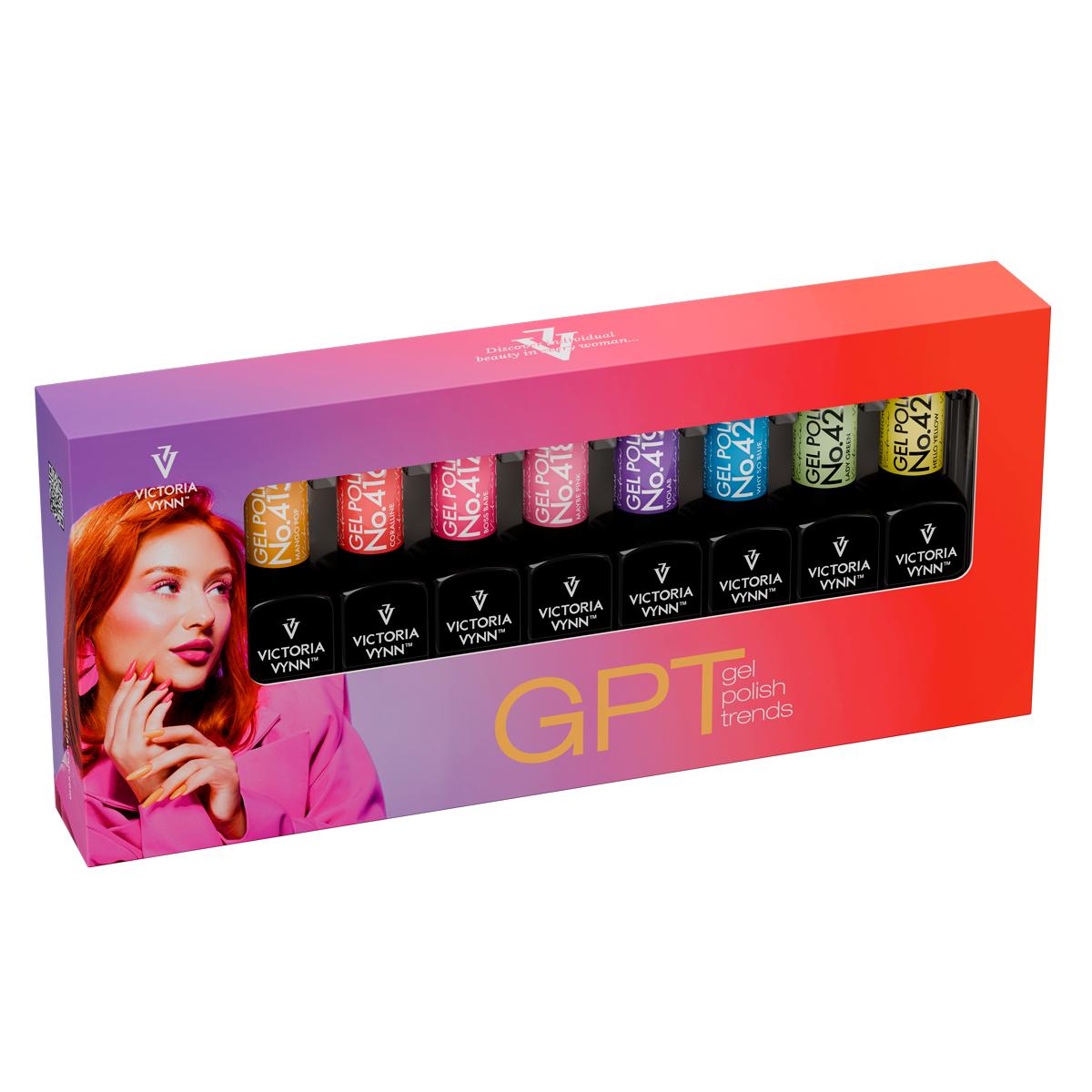 Victoria Vynn GPT Gel Polish Trends Zestaw 8 Lakierów Z Kolekcji GPT (415-422)
