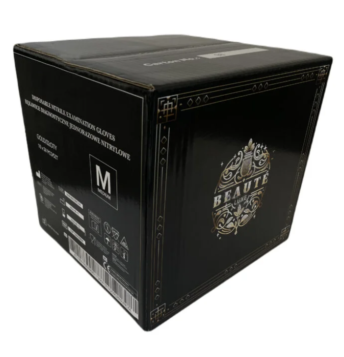 Rękawice Jednorazowe Nitrylowe Beauté Luxe Pearl 50 Szt