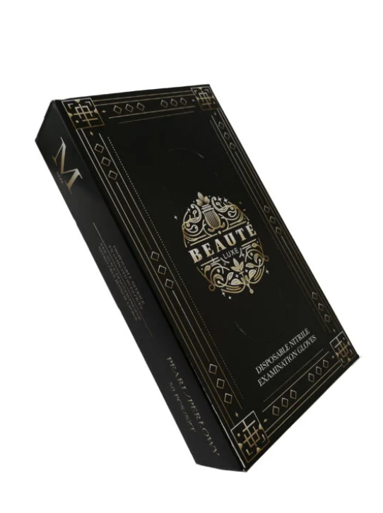Rękawice Jednorazowe Nitrylowe Beauté Luxe Pearl 50 Szt