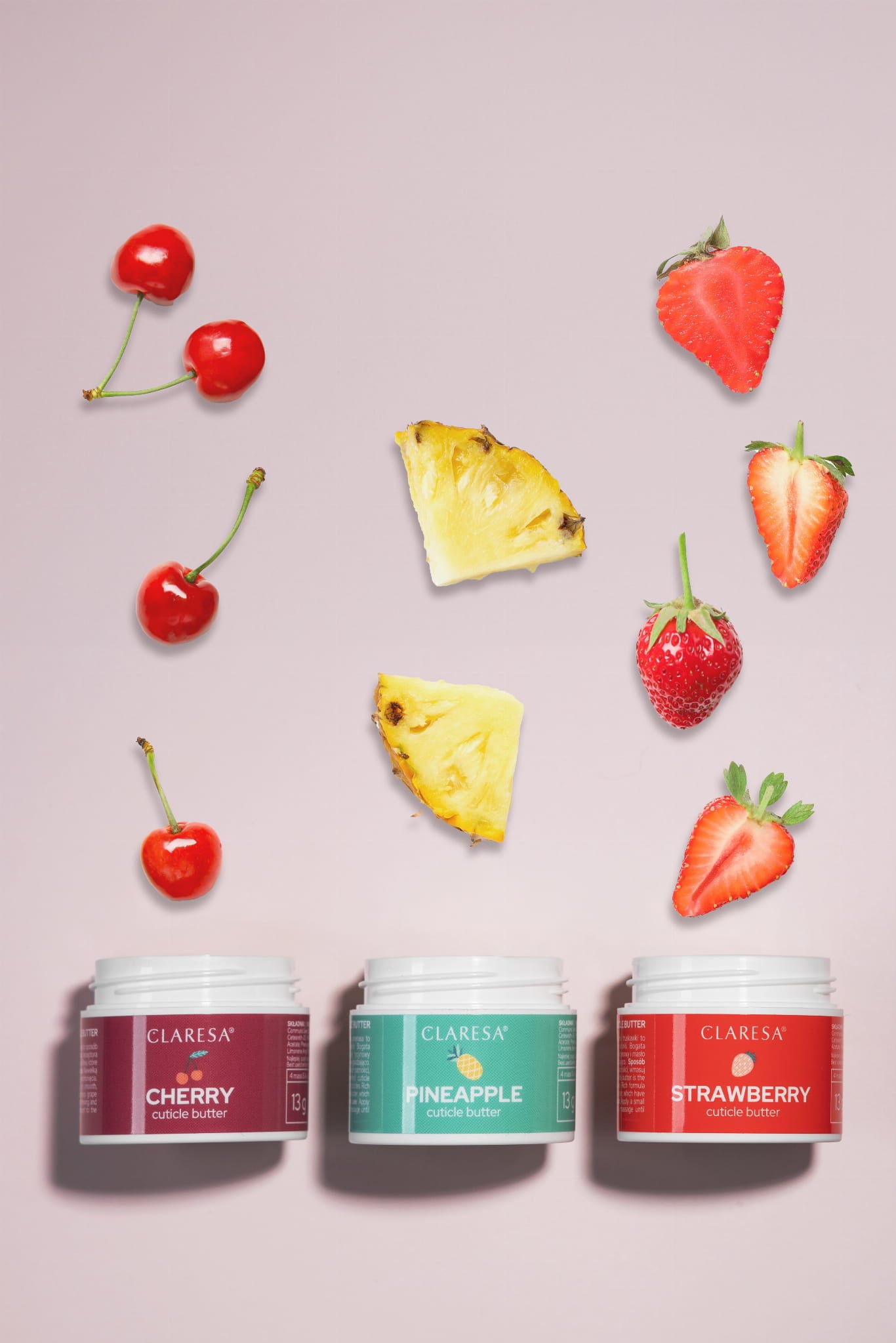 Claresa - Masełko Do Skórek Strawberry 13g
