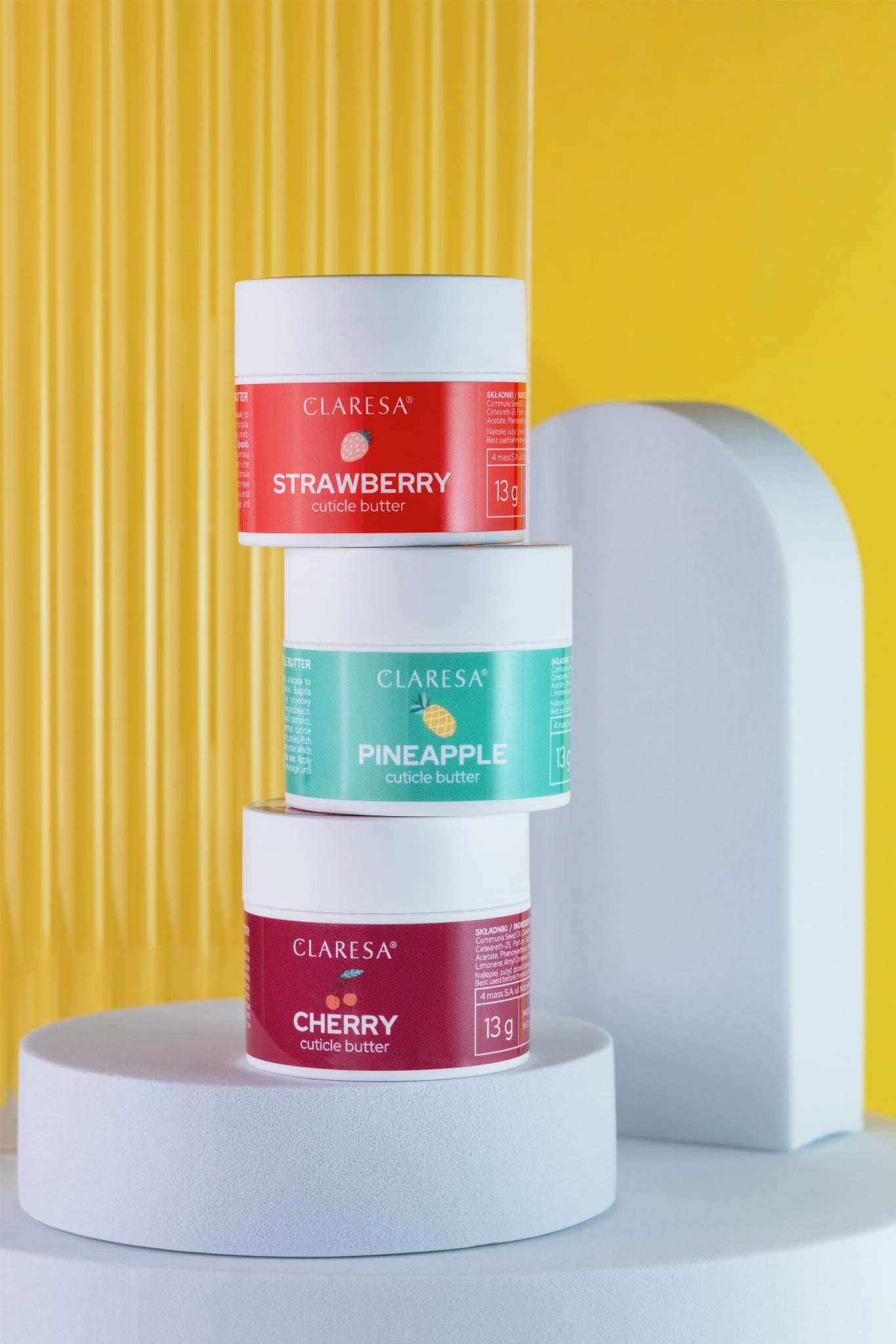Claresa - Masełko Do Skórek Pineapple 13g