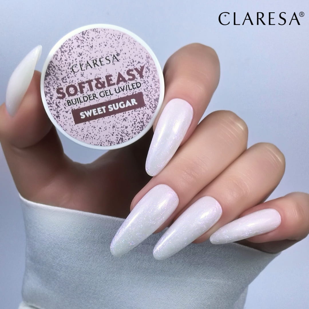 Claresa - Żel budujący SOFT&EASY Builder Gel Sweet Sugar 90g