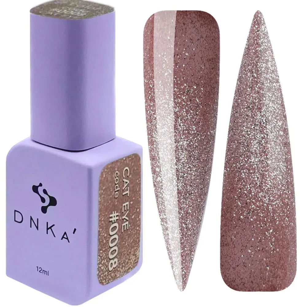DNKa Color Gel Polish Cat's Eye Lakier Hybrydowy #0008 (#0135) 12ml