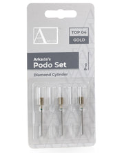 Arkada’s Podo Set Top 04 Gold (Frez Walec Diamentowy)