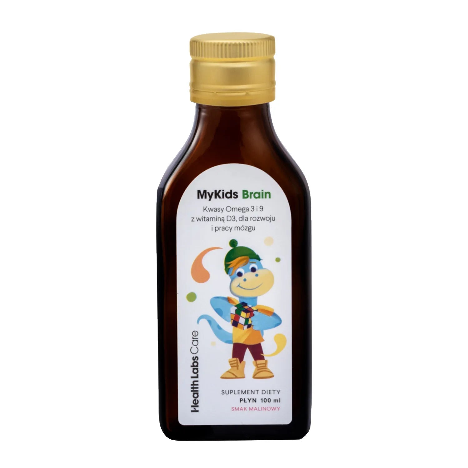 Health Labs Care MyKids Brain Kwasy Omega 3 I 9 Dla Dzieci Z Witaminą D 100ml