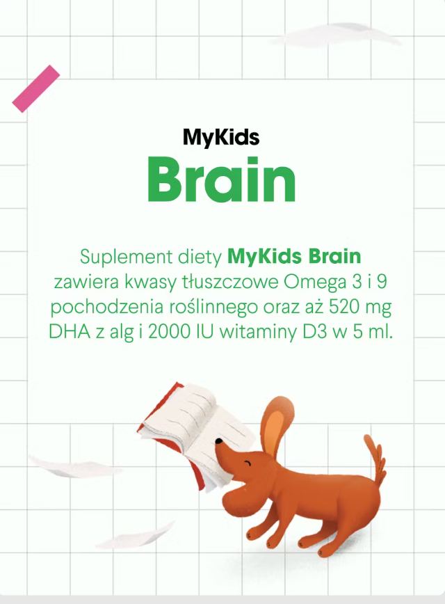Health Labs Care MyKids Brain Kwasy Omega 3 I 9 Dla Dzieci Z Witaminą D 100ml