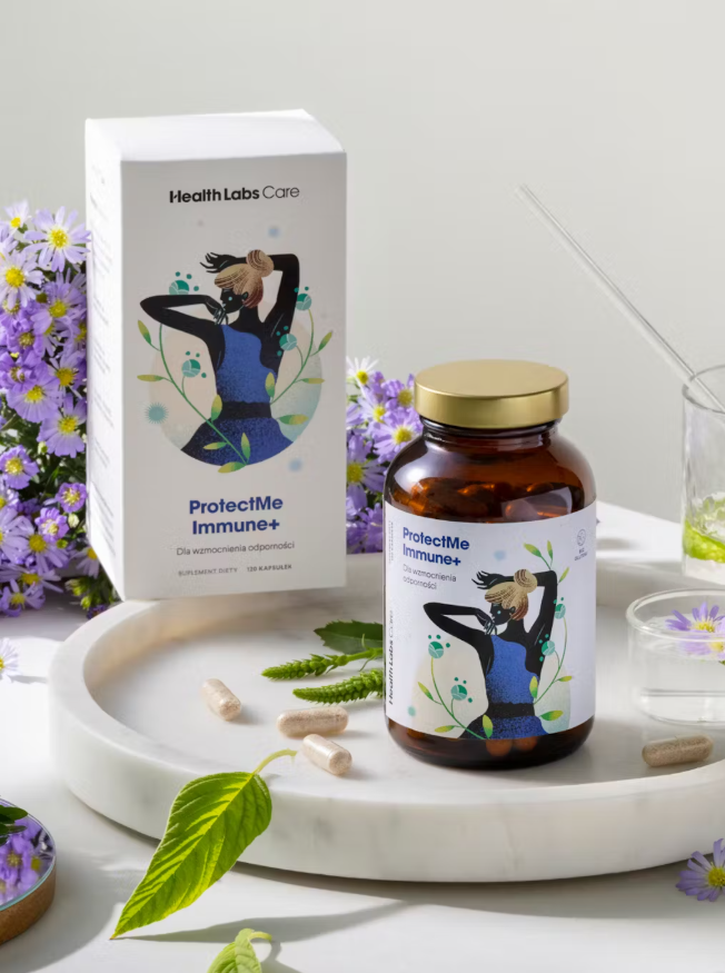 Health Labs Care ProtectMe Immune+ Zaawansowane Wsparcie Odporności Z Colostrum I Cynkiem 120 Kapsułek