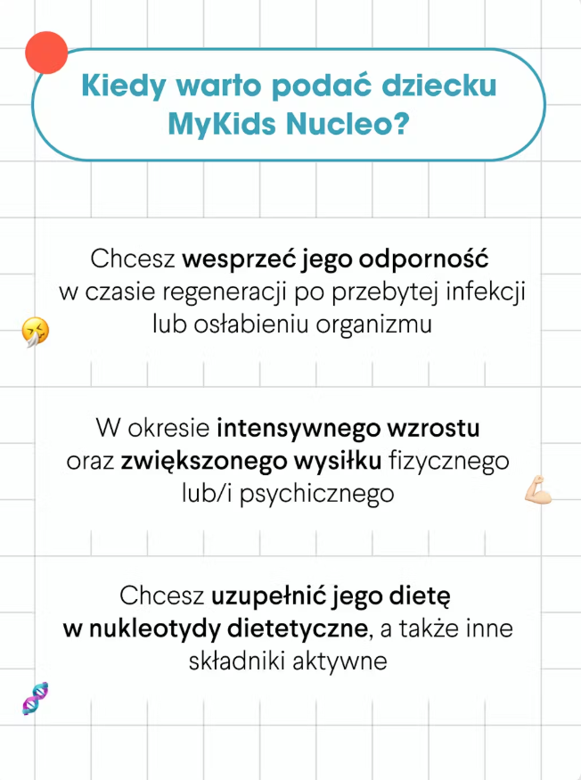 Health Labs Care MyKids Nucleo Nukleotydy Dla Dzieci Z Cynkiem 30 Saszetek