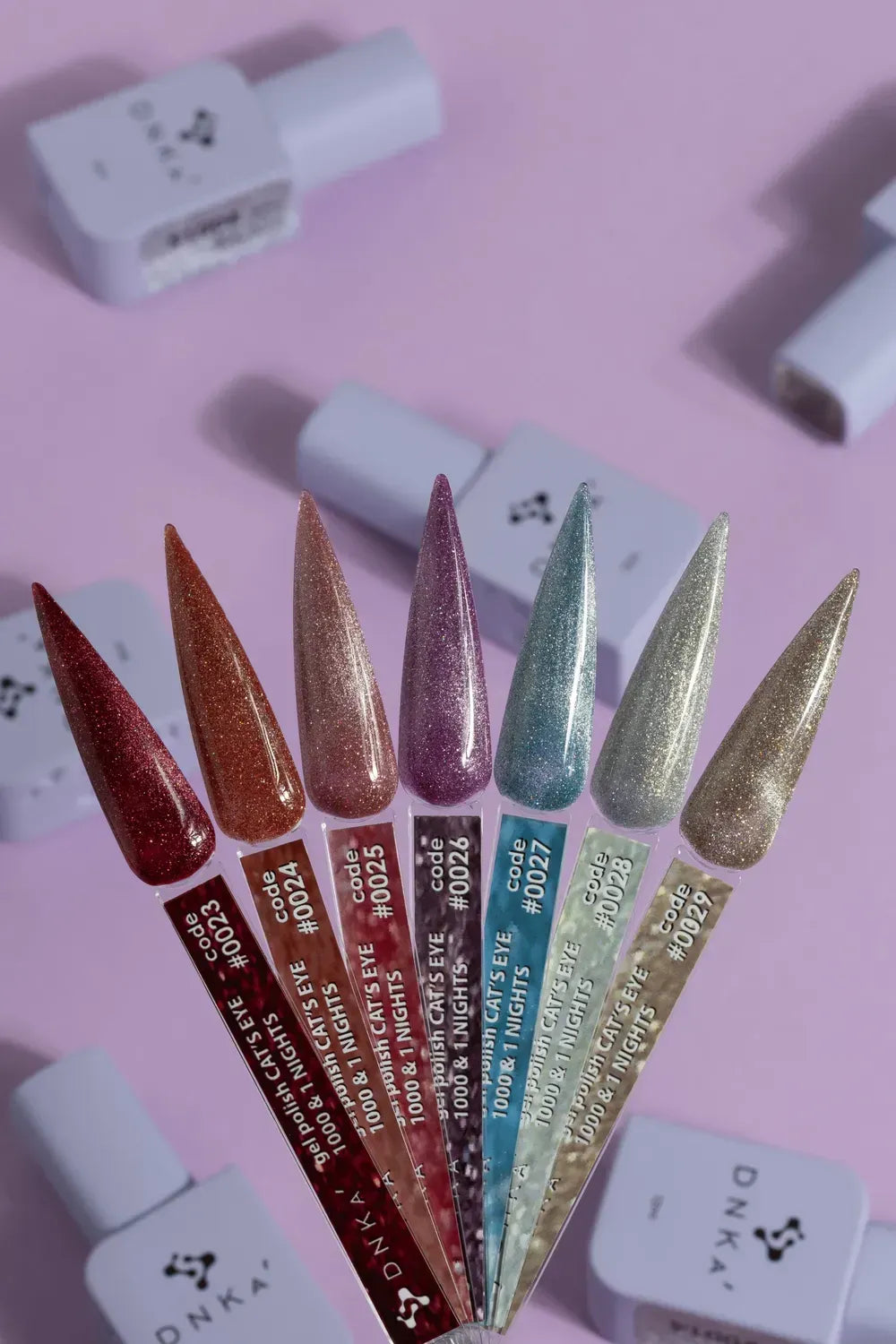 DNKa Color Gel Polish Cat's Eye Lakier Hybrydowy 1000 & 1 Nights #0025 12ml