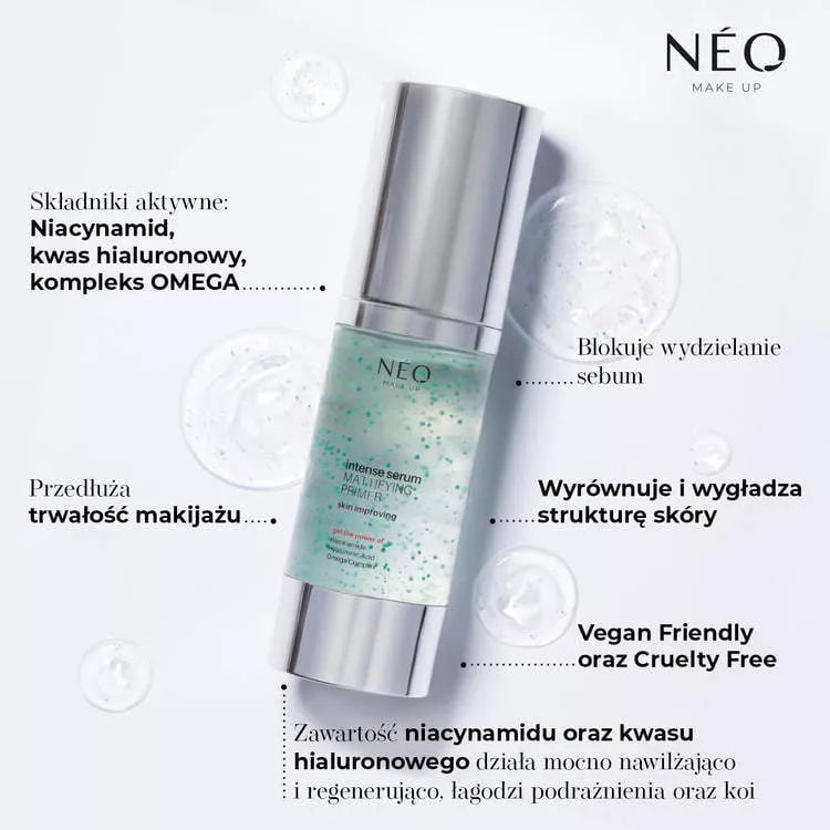 NeoMakeUp Baza Matująco-Wygładzająca Pod Makijaż Intense Serum Mattifying Primer