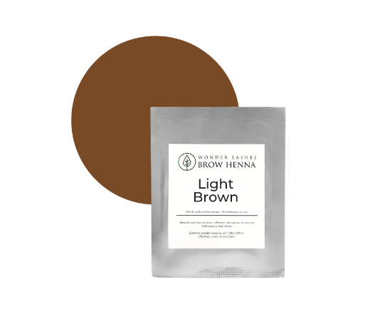 Wonder Brow Henna Pudrowa Light Brown Saszetka 1g