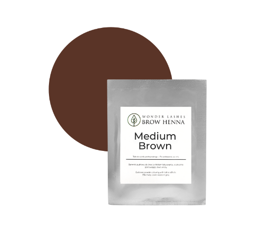 Wonder Brow Henna Pudrowa Medium Brown Saszetka 1g