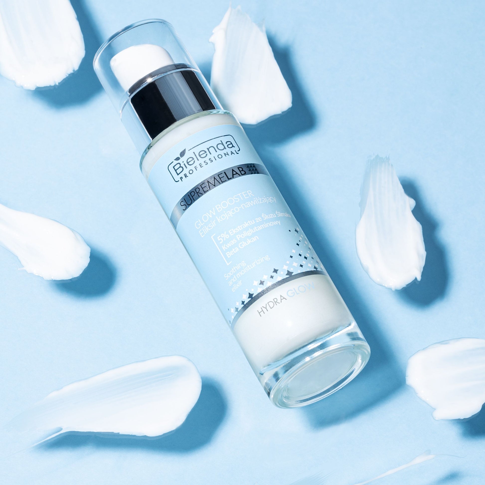 Bielenda Supremelab Eliksir Kojąco-Nawilżający Glow Booster Z Ekstraktem Ze Śluzu Ślimaka 30ml