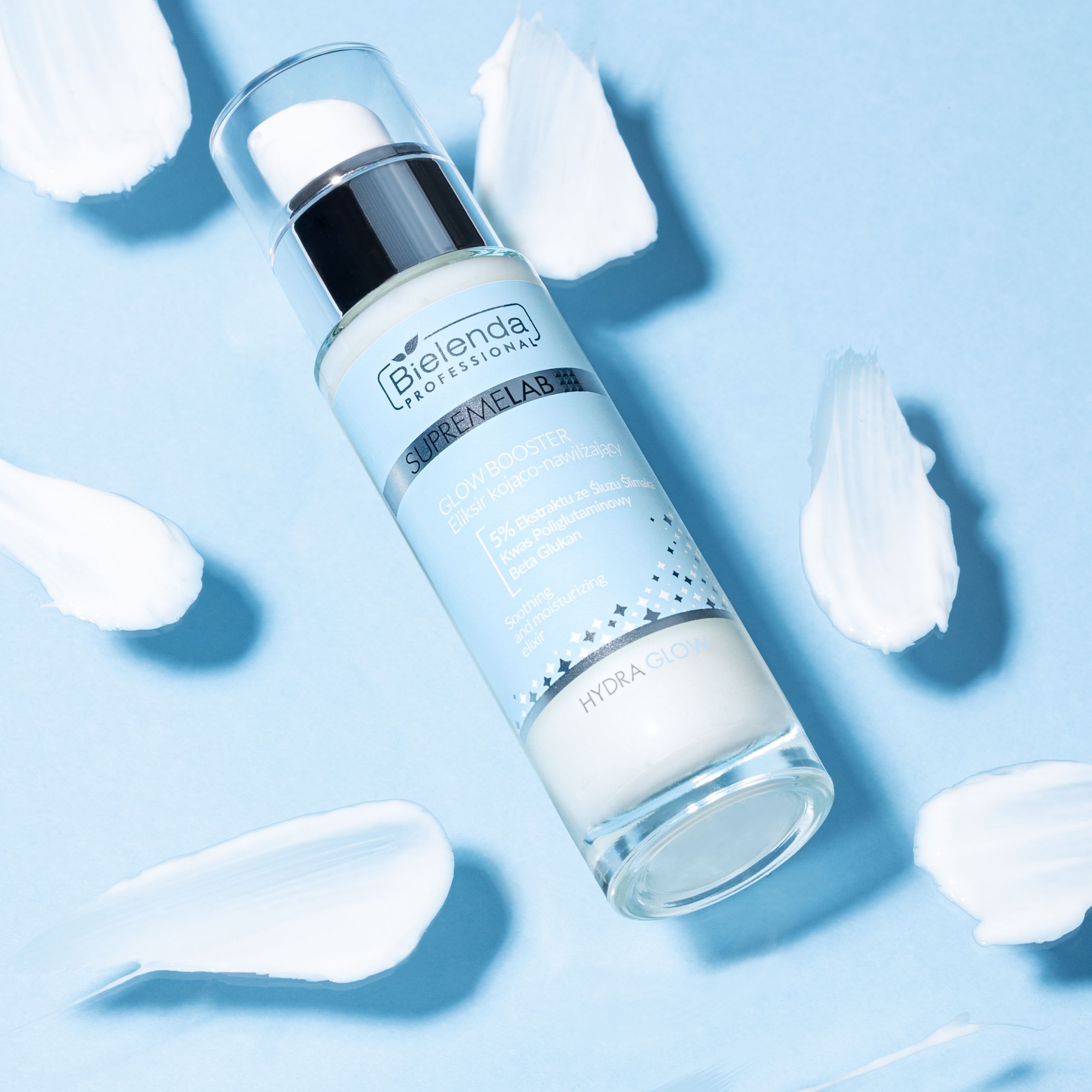 Bielenda Supremelab Eliksir Kojąco-Nawilżający Glow Booster Z Ekstraktem Ze Śluzu Ślimaka 30ml